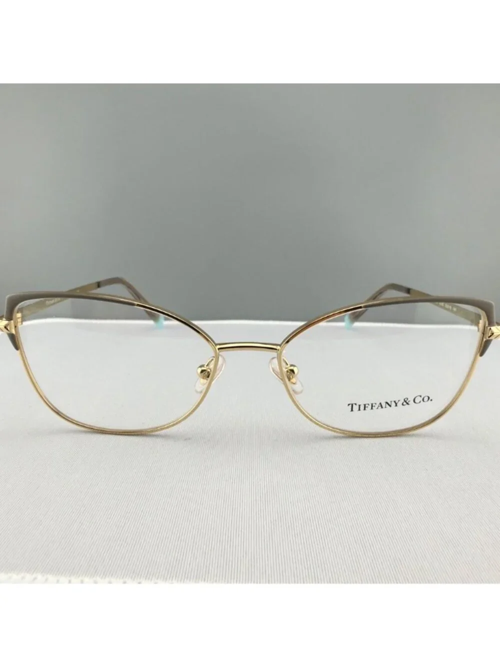 Tiffany & Co. Eyeglasses Frames TF 1136 6133 Gold Grey 53-16-140